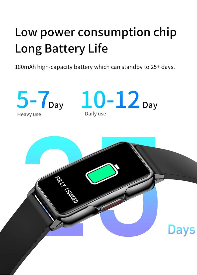 LWT H80 Female Heart Rate, Blood Oxygen & Fitness Smart Watch