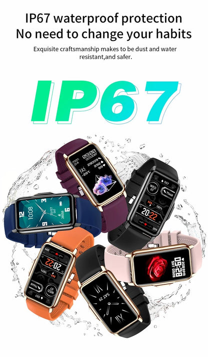 LWT H80 Female Heart Rate, Blood Oxygen & Fitness Smart Watch
