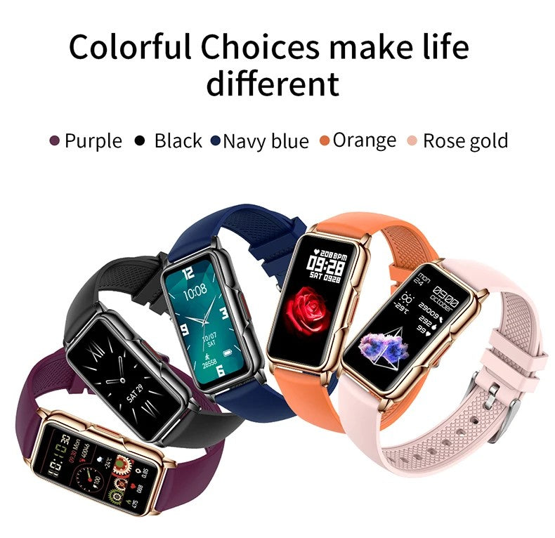 LWT H80 Female Heart Rate, Blood Oxygen & Fitness Smart Watch