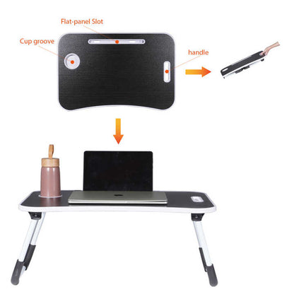 Foldable laptop table