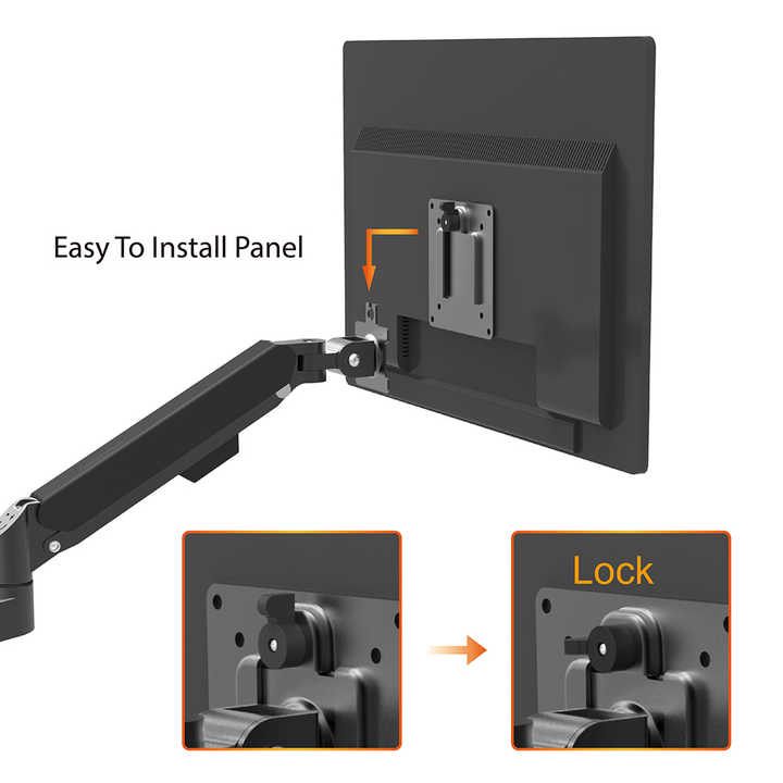 LWT CT-LCD-DSA1303A Aluminum Alloy Desktop Triple Computer Monitor Arm Mount Monitor With Free Standing Style