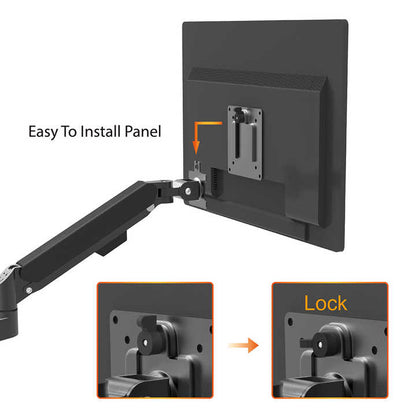 LWT CT-LCD-DSA1303A Aluminum Alloy Desktop Triple Computer Monitor Arm Mount Monitor With Free Standing Style