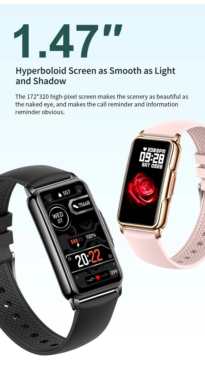 LWT H80 Female Heart Rate, Blood Oxygen & Fitness Smart Watch